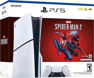 Стаціонарна ігрова приставка Sony PlayStation 5 Slim 1TB Marvel’s Spider-Man 2 Bundle 25097127 фото