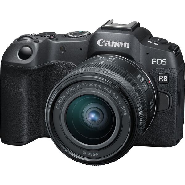 бездзеркальний фотоапарат Canon EOS R8 kit RF 24-50mm IS STM (5803C016) 24575664 фото