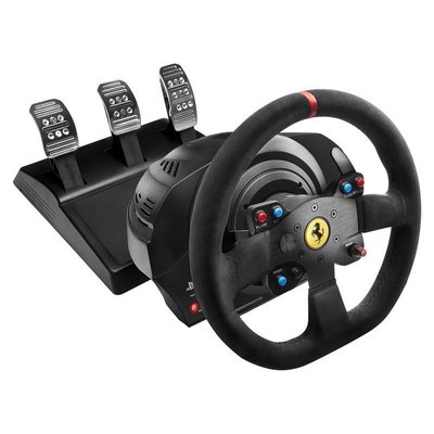 Комплект (руль, педали) Thrustmaster T300 Ferrari Integral RW Alcantara edition Black (4160652) 14317483 фото