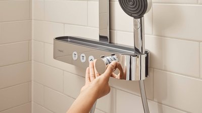 Змішувач для ванни Hansgrohe Shower Tablet 400 24340000 50167 фото