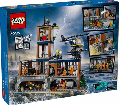 Блоковий конструктор LEGO City Поліцейський острів-в'язниця (60419) 60419 фото