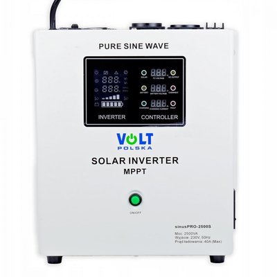 Гібридний сонячний інвертор (hybrid) Volt Polska SINUS PRO 2500S (3SPS250024) 24460134 фото