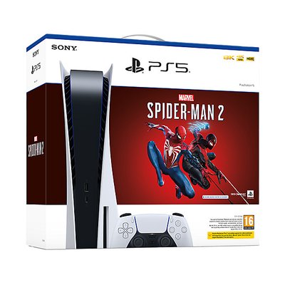 Стаціонарна ігрова приставка Sony PlayStation 5 825GB Marvel’s Spider-Man 2 Bundle (1000039695) 24989255 фото