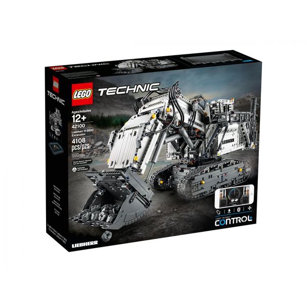 Блоковий конструктор LEGO TECHNIC Экскаватор Liebherr R 9800 (42100) 18265322 фото