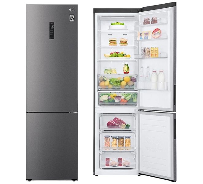 Холодильник з морозильною камерою LG GBP62DSXCC h8 фото