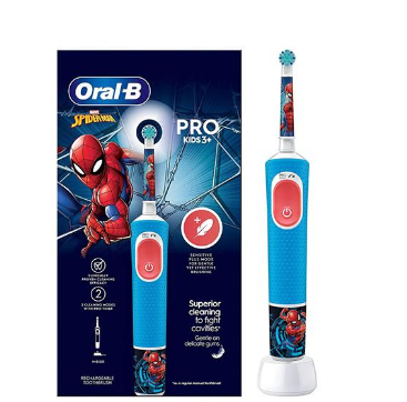 Електрична зубна щітка Oral-B D103 Vitality Pro Kids Spider-Man D103  фото