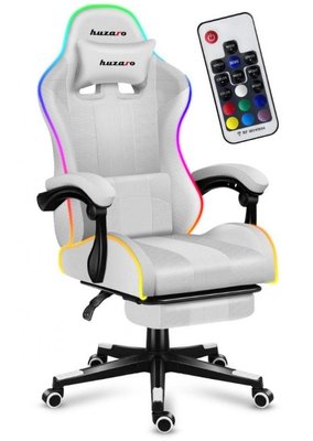 Комп'ютерне крісло для геймера Huzaro Force 4.7 White RGB Force 4.7 White RGB фото