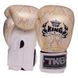 Боксерські рукавички шкіряні Top King Boxing Super Snake TKBGSS-0212oz Біло-золотий (37551023) 2817737 фото 1