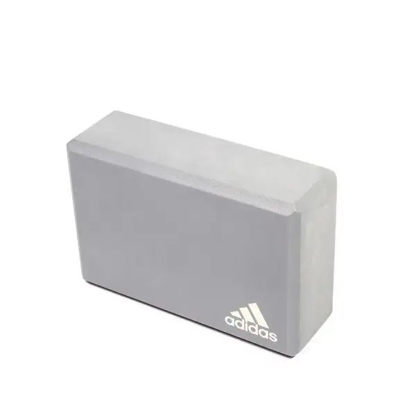 Блок для йоги Adidas Yoga Block сірий Уні 22.8x15.2x7.6 см ADYG-20100FOAM фото