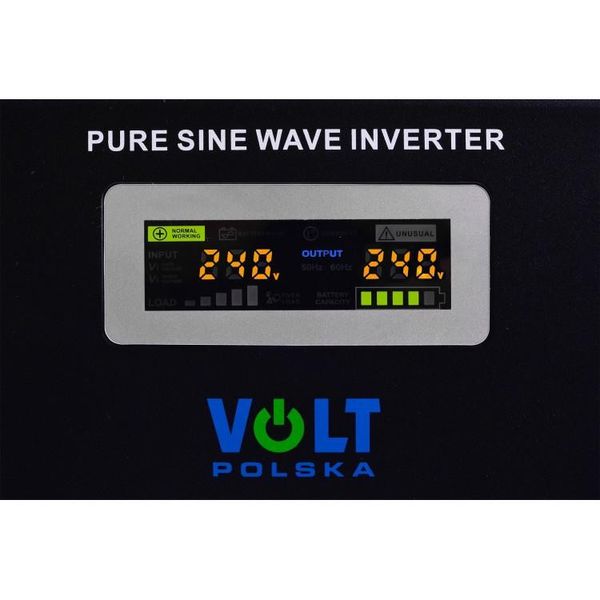Гібридне ДБЖ/інвертор Volt Polska SINUS PRO 800 W 12/230V 500/800W (3SP098012W) 24348899 фото