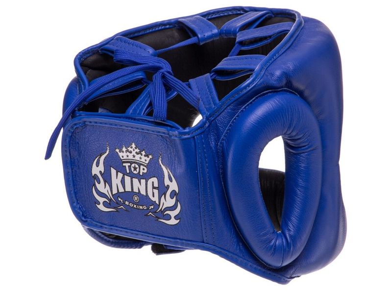 Шолом боксерський із бампером Top King Boxing Pro Training TKHGPT-OC L Синій (37551054) 2921718 фото