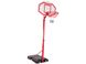 Стійка баскетбольна мобільна зі щитом FDSO Medium PE003 Червоний (57508497) 2855141 фото 1