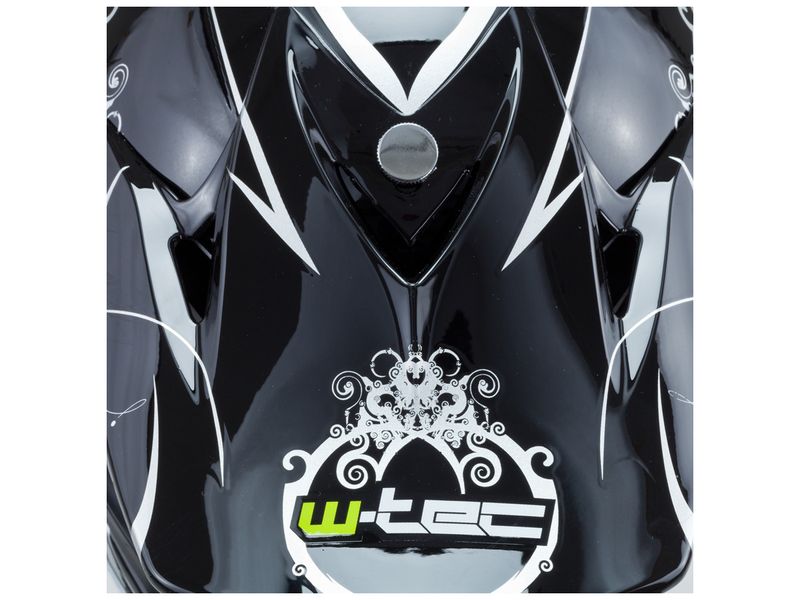 Молодіжний мотоциклетний шолом W-TEC V310 enduro - M (51-52) / чорний LRB (8693-M-4) 2988909 фото