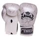 Боксерські рукавички шкіряні Top King Boxing Super Snake TKBGSS-0218oz Біло-срібний (37551023) 2817750 фото 1