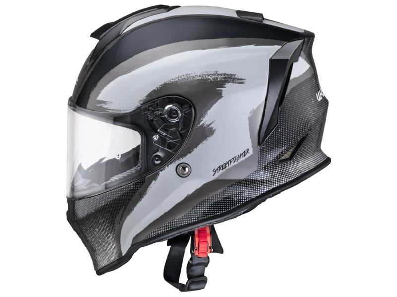 Мотоциклетний шолом W-TEC Integra Graphic - чорно-білий / XL (61-62) (21600-XL-1) 2988969 фото