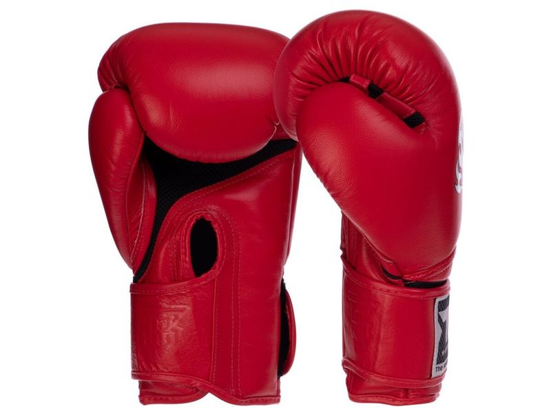 Рукавички боксерські шкіряні Top King Boxing Super AIR TKBGSA 14oz Червоний (37551041) 2910839 фото