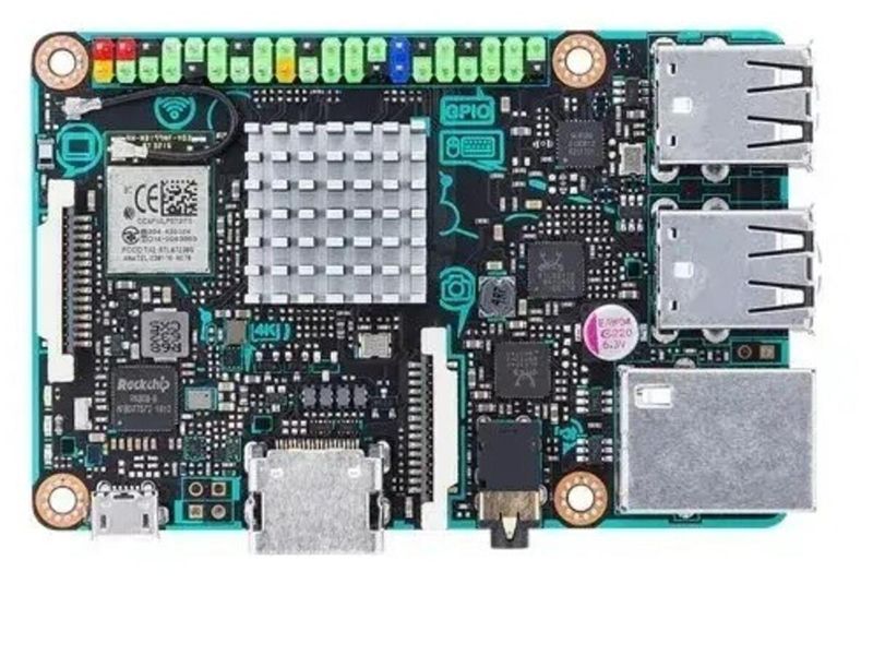 Одноплатний комп'ютер ASUS Tinker board (RK3288, GPU Mali-T764, 2GB RAM, WIFI, Bluetooth) (RA586) 3196585 фото