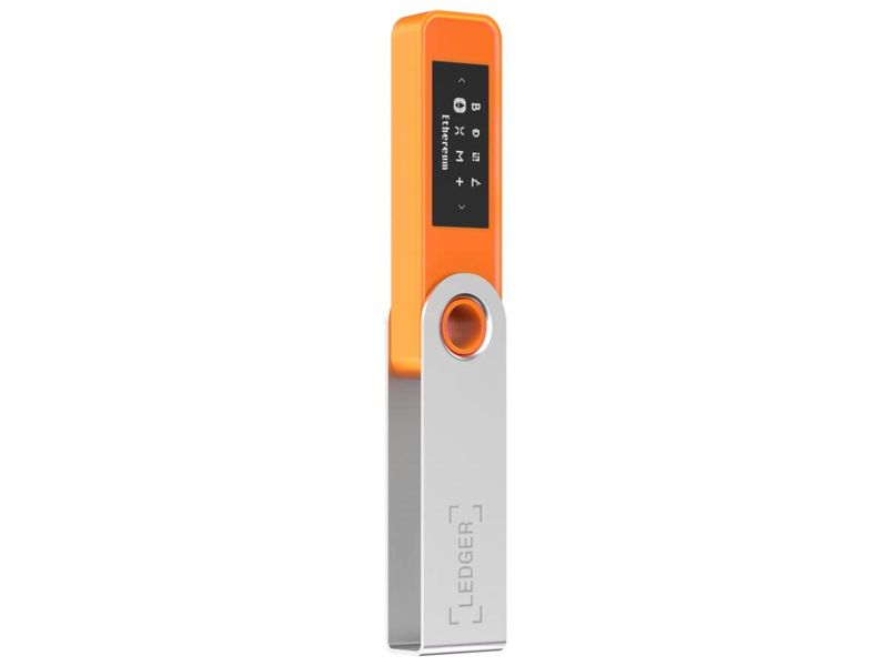 Апаратний криптогаманець Ledger Nano S Plus Orange 3243770 фото