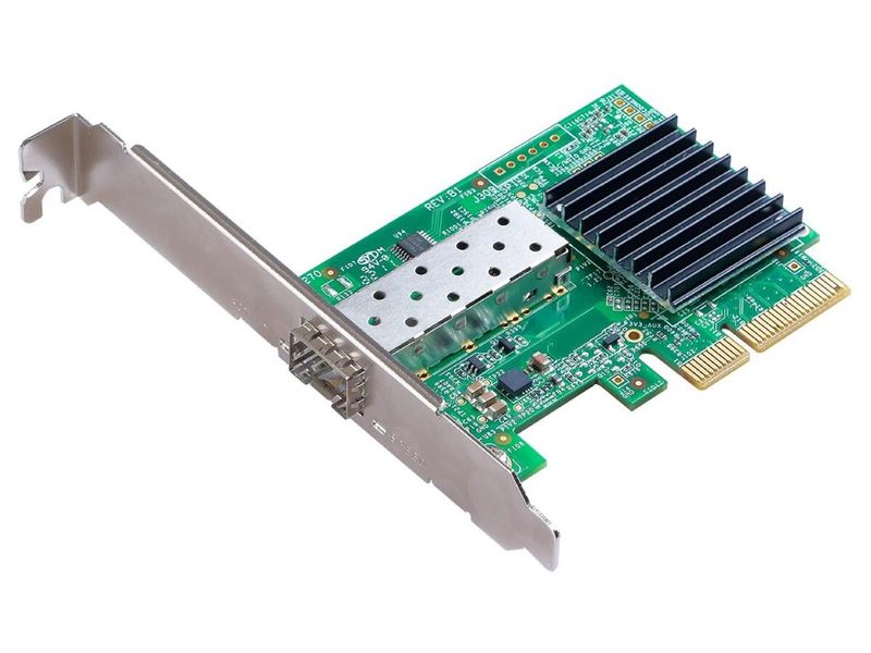 Мережевий адаптер Edimax EN-9320SFP+ V2 (1xSFP+, PCI-E, з кріпленням low profile) 3729803 фото