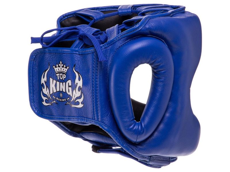 Шолом боксерський із бампером Top King Boxing Pro Training TKHGPT-CC L Синій (37551053) 2921706 фото