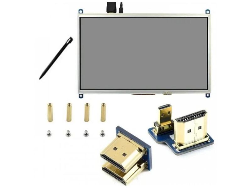 Екран Waveshare 10.1 1024x600 LCD IPS Resistive TS HDMI для PI 3/PI 4/ (WAV-11870) 3528375 фото