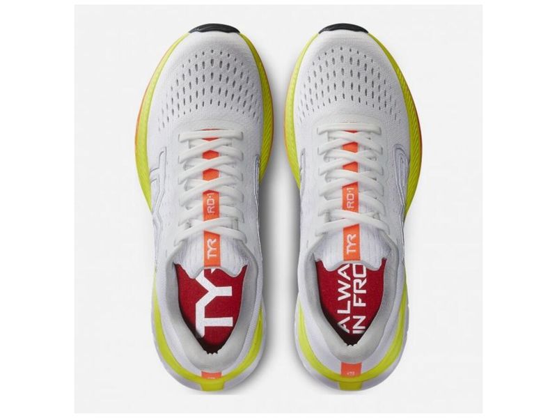 Бігові кросівки TYR RD-1 Runner, White/Orange, 10 (RD1-166-10) 3297058 фото