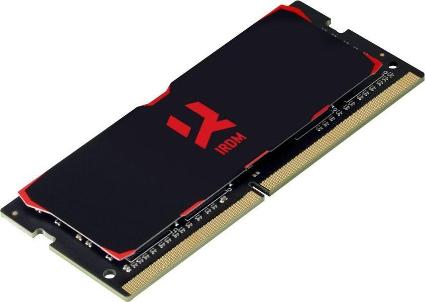 Пам'ять для ноутбуків GoodRAM 16 GB SO-DIMM DDR4 3200MHz IRDM Black (IR-3200S464L16A/16G) 441673 фото