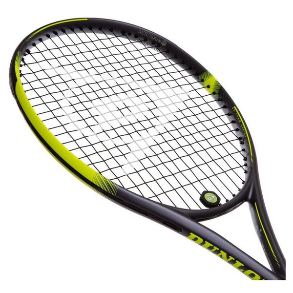 Ракетка для великого тенісу Dunlop DL10297617 Чорно-салатовий (60518007) 2828366 фото