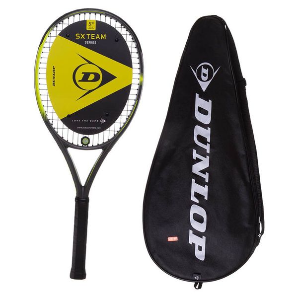 Ракетка для великого тенісу Dunlop DL10297617 Чорно-салатовий (60518007) 2828366 фото