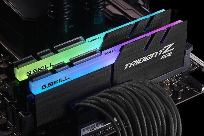 Пам'ять для настільних комп'ютерів G.Skill 32 GB (2x16GB) DDR4 3200 MHz Trident Z RGB For AMD (F4-3200C16D-32GTZRX) 338976 фото