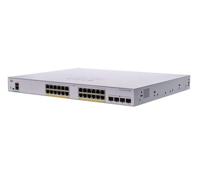 Комутатор керований рівня 3 Cisco CBS350-24FP-4X-EU 476962 фото