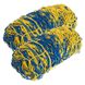 Сітка на ворота футбольні FDSO тренувальна безвузлова Євро Еліт SO-2325 Синьо-жовтий (57508365) 2824457 фото 1