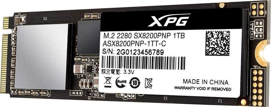 SSD накопичувач Adata XPG SX8200 Pro 1 TB (ASX8200PNP-1TT-C) 229423 фото