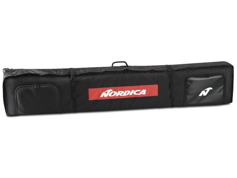 Чохол для гірських лиж Nordica DOUBLE ROLLER SKI BAG 200 см Black (0N301802-WRH) 3685726 фото