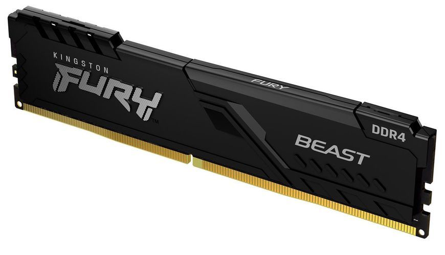 Пам'ять для настільних комп'ютерів Kingston Fury 8 GB DDR4 3600 MHz BEast Black (KF436C17BB/8) 350995 фото