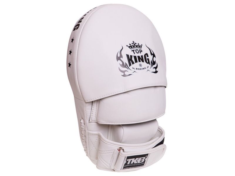 Лапа вигнута для боксу та єдиноборств Top King Boxing Extreme TKFME Білий (37551024) 2903630 фото