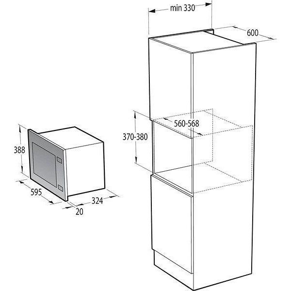 Микроволновка с грилем Gorenje BM201AG1BG 24223977 фото