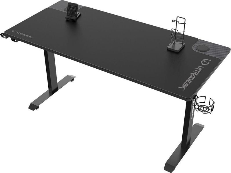 Геймерський ігровий стіл Ultradesk MOMENTUM (UDESK-MM-BK) 322894 фото