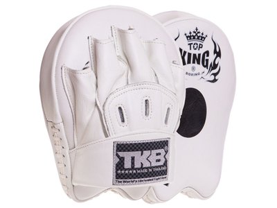 Лапа вигнута для боксу та єдиноборств Top King Boxing Ultimate TKFMU Білий (37551028) 2903645 фото