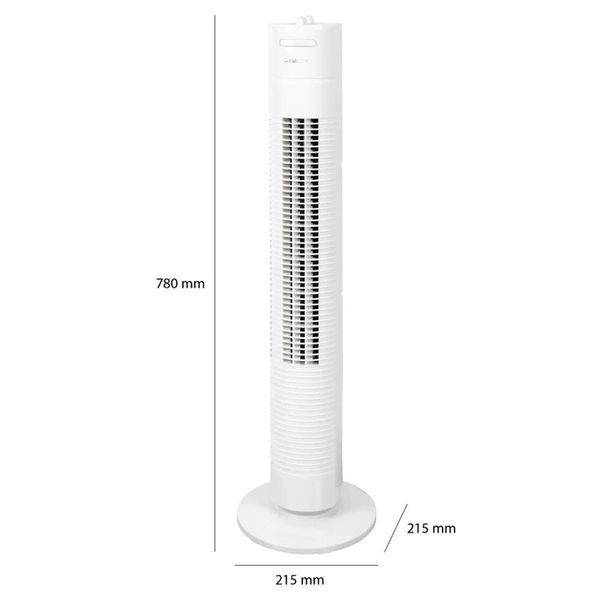 Вентилятор-колона Clatronic TVL 3770 White 506283 фото