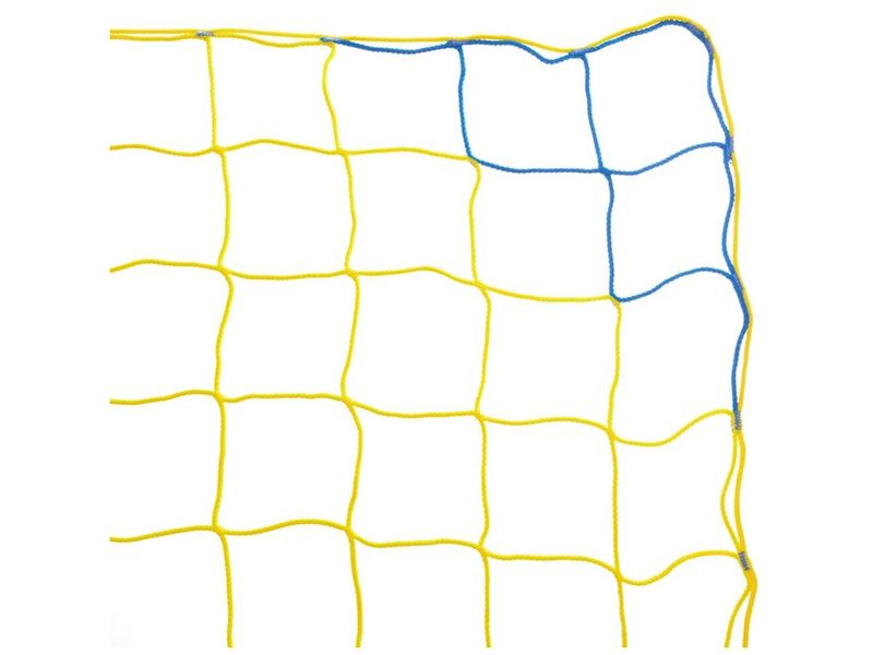 Сітка на ворота футбольна тренувальна безвузлова FDSO Євро Еліт SO-2324 Синьо-жовтий (57508424) 2846400 фото
