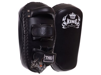 Пади для тайського боксу Top King Boxing Тай-педи Ultimate TKKPU-S Чорний (37551081) 3050765 фото