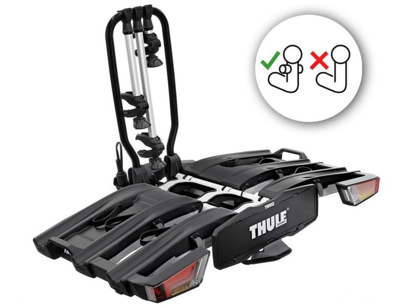 Велосипедне кріплення фаркоп для 3-х велосипедів Thule EasyFold XT F 3, FIX4BIKE Aluminium TH966500 3082527 фото