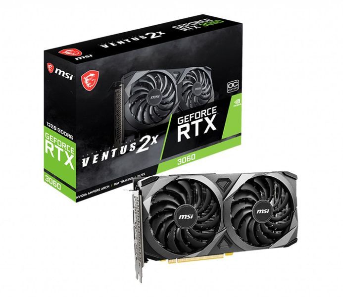 Відеокарта MSI GeForce RTX 3060 Ventus 2X 12G OC 477387 фото