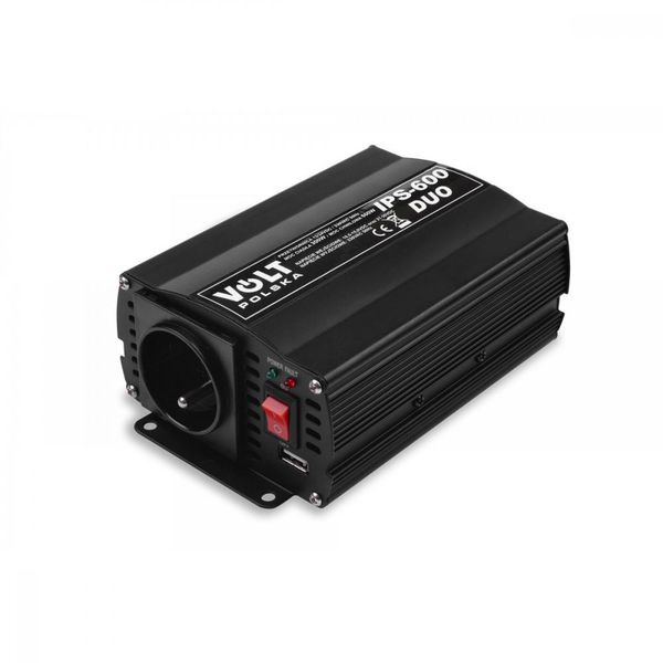 Перетворювач (інвертор) DC-AC Volt Polska IPS 600 DUO 12/24V/230V (300/600W) IPS 600 DUO 12/24V/230V (300/600W) фото