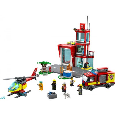 Блочный конструктор LEGO City Пожарная часть (60320) 23597062 фото