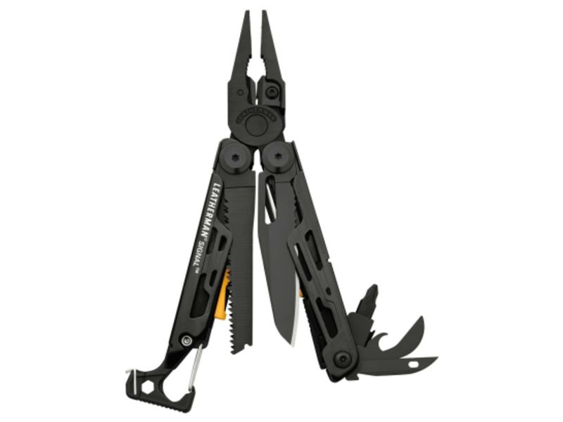 Мультитул Leatherman Signal Black синтетичний чохол, картонна коробка (832586) 2956477 фото