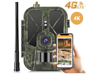 Фотопастка 4G камера для полювання з акумулятором 10 000 мАг Suntek HC-940Pro, передача 4К відео на смартфон (100968) 3368386 фото