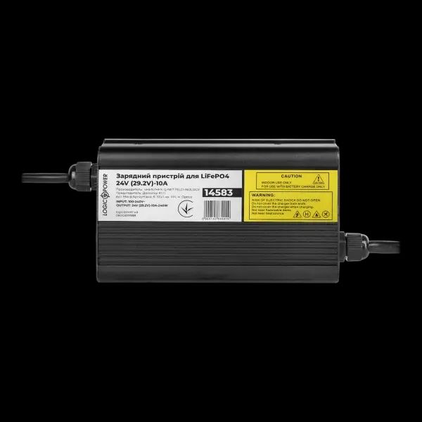 Зарядний пристрій для акумуляторів LiFePO4 24V (29.2V)-10A-240W 24V (29.2V)-10A-240W фото