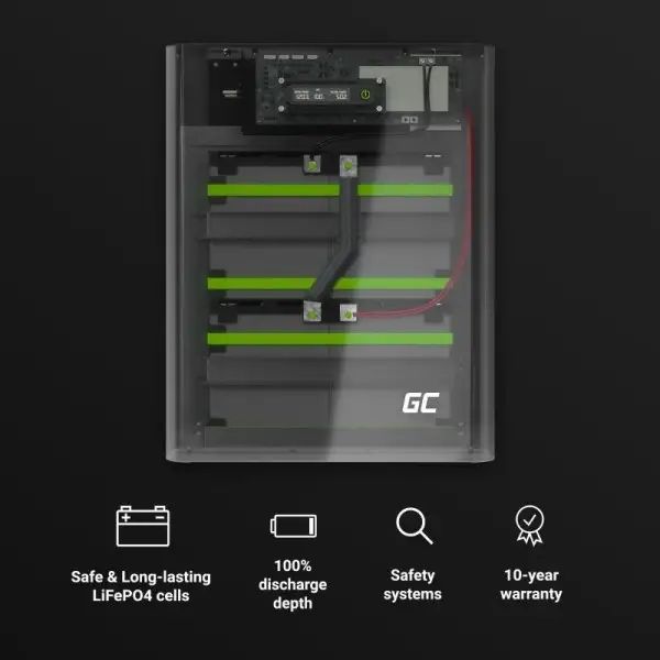 Акумулятор LiFePO4 Green Cell GC PowerNest Backup Energy Storage, 5 кВт/год, 48В ESGC01 фото